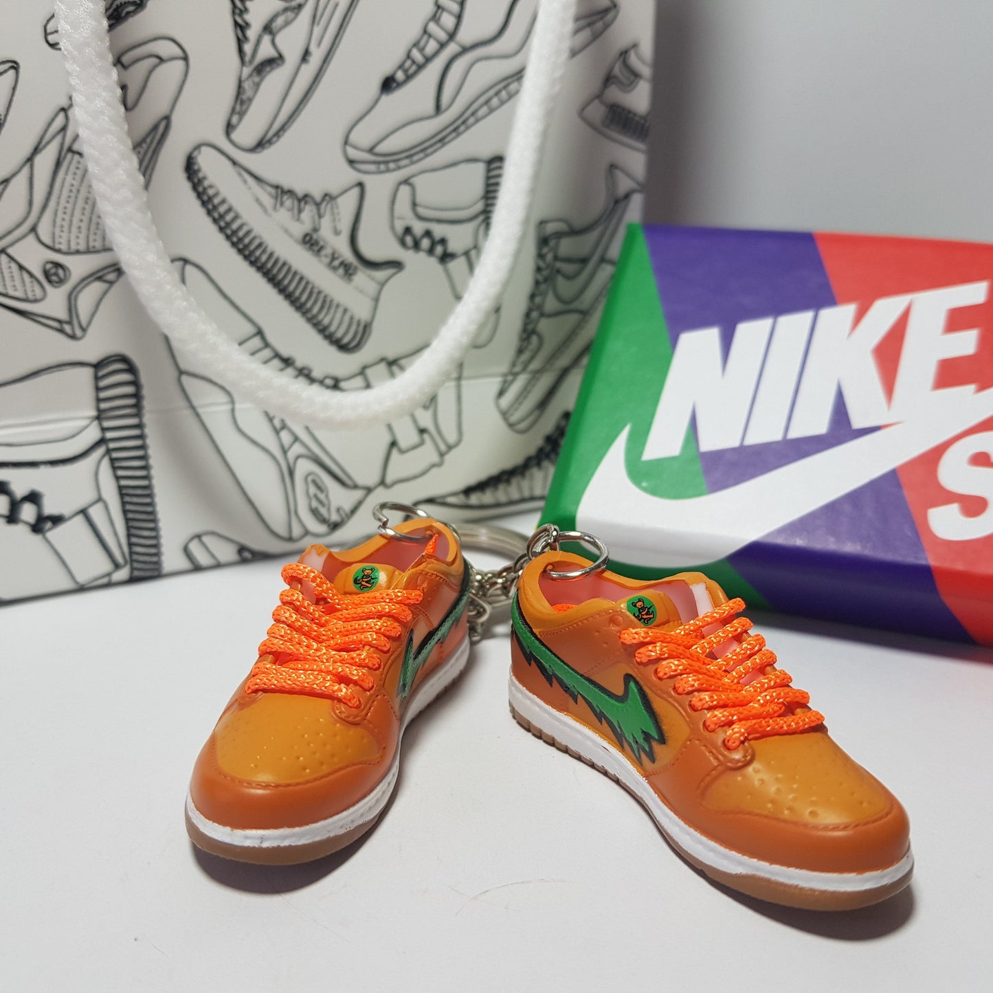 Orange Crush - Mini Sneaker Charm