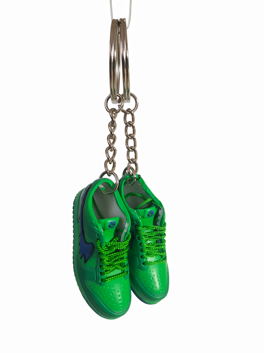 Funky Green Bear - Mini Sneaker Charm